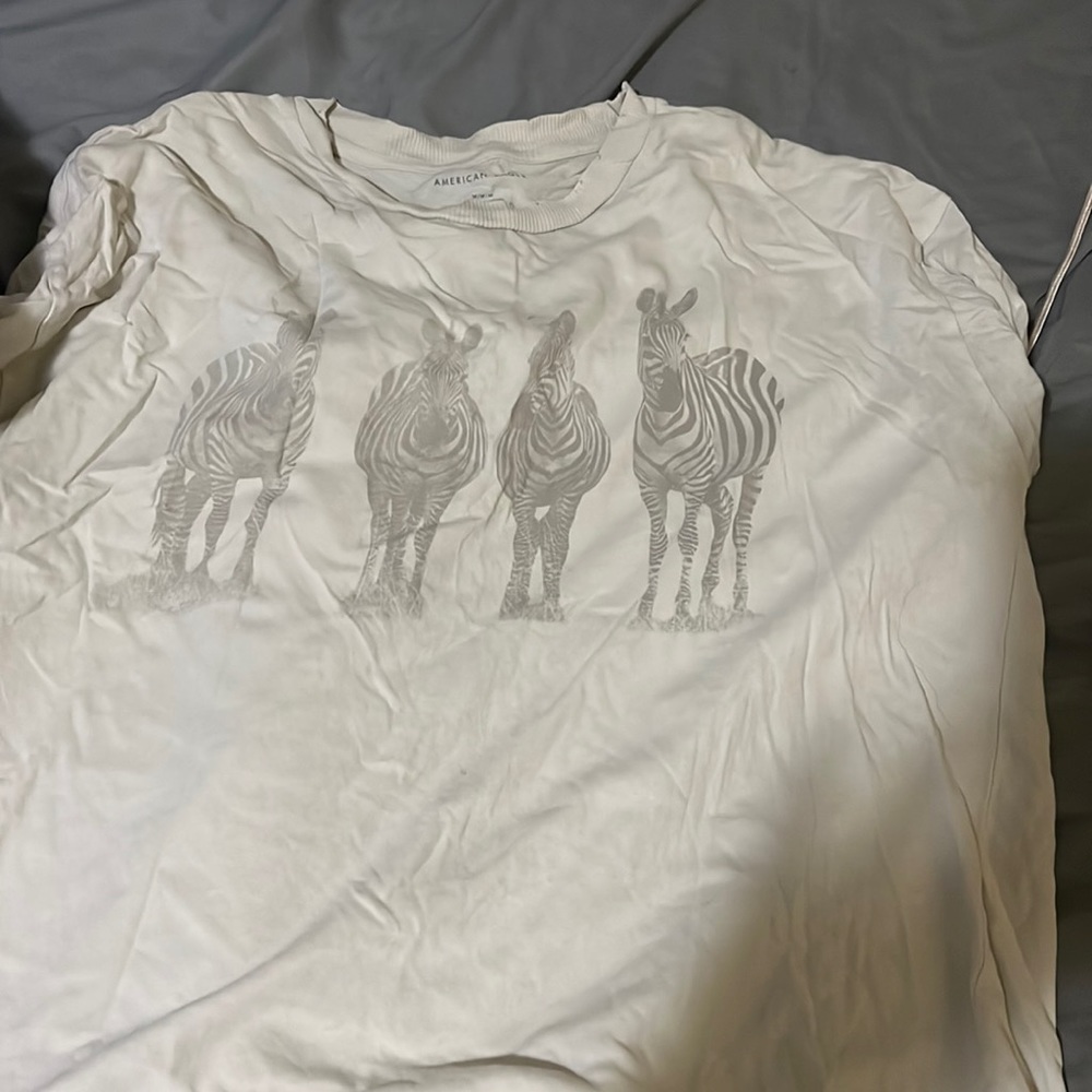 American Eagle Zebra Shirt